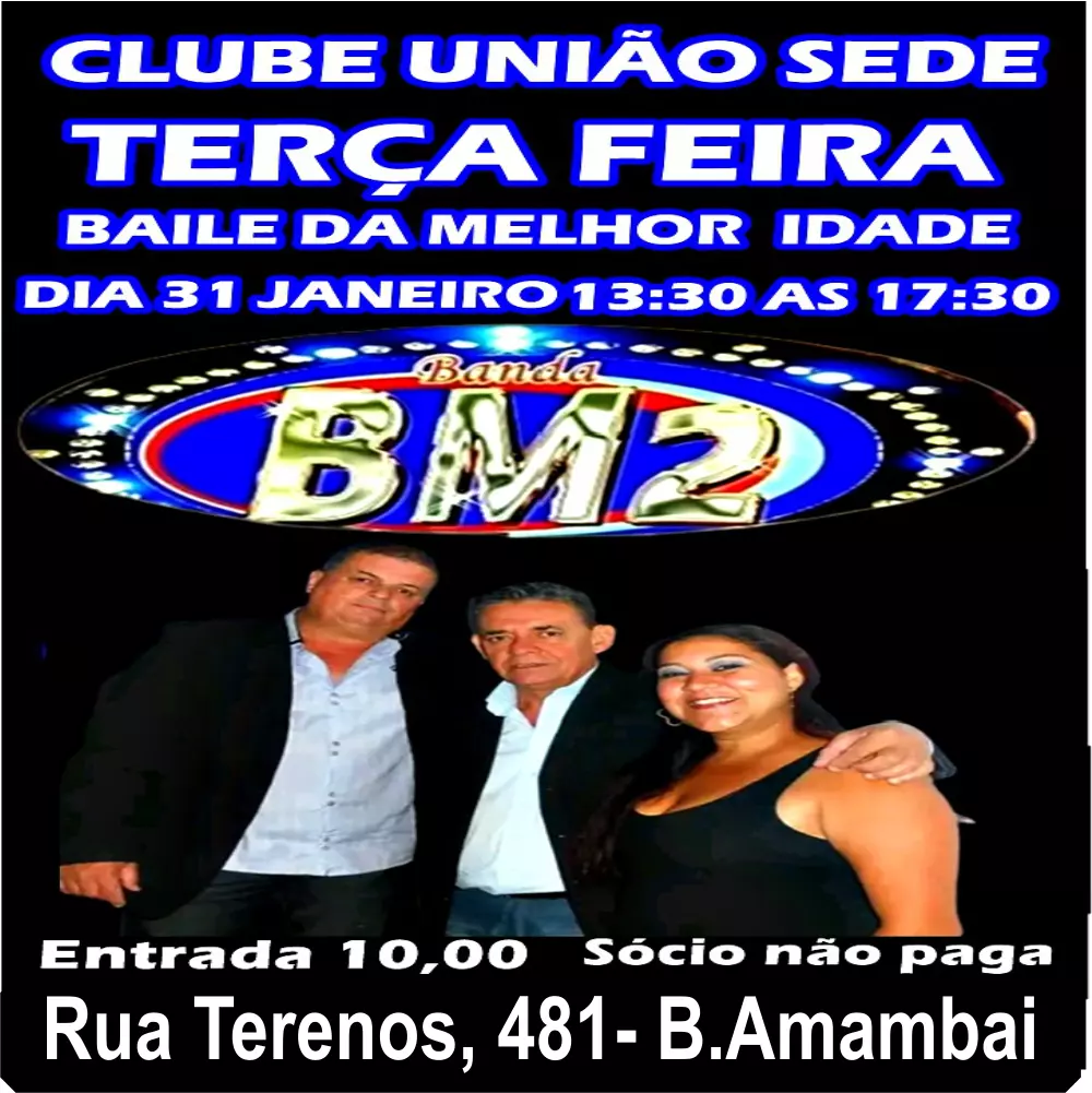 Baile da Melhor Idade 31/01/2023